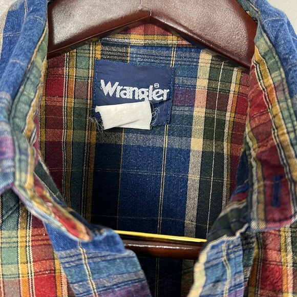 Wrangler Western plaid shirt - size M - Picture 4 of 12